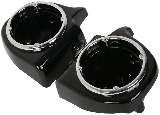 Main image of TCT-MT 6.5'' Speaker Pods Boxes Lower Vented Leg Fairings Fit for Harley Touring Models FLT,FLHT,FLHTCU,FLHRC,Road King,Street Glide,Electra Glide,Ultra-Classic Black 2013 2012 2011 2010 2009