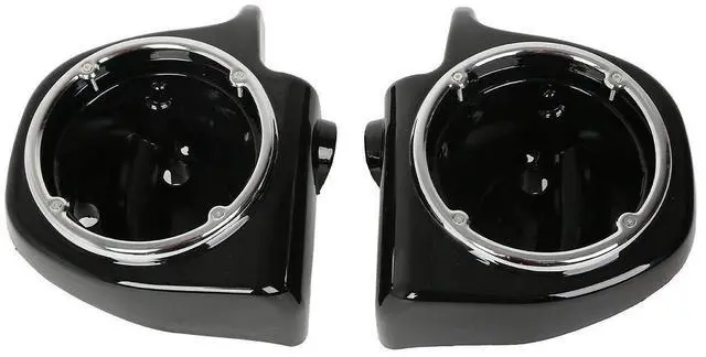 Alt view image 2 of 7 - TCT-MT 6.5'' Speaker Pods Boxes Lower Vented Leg Fairings Fit for Harley Touring Models FLT,FLHT,FLHTCU,FLHRC,Road King,Street Glide,Electra Glide,Ultra-Classic Black 2013 2012 2011 2010 2009