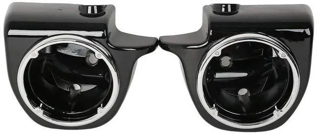 Alt view image 4 of 7 - TCT-MT 6.5'' Speaker Pods Boxes Lower Vented Leg Fairings Fit for Harley Touring Models FLT,FLHT,FLHTCU,FLHRC,Road King,Street Glide,Electra Glide,Ultra-Classic Black 2013 2012 2011 2010 2009