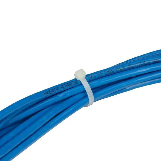Alt view image 3 of 3 - 16-Inch Nylon Cable Ties, White, 120 lbs, 100 Pack