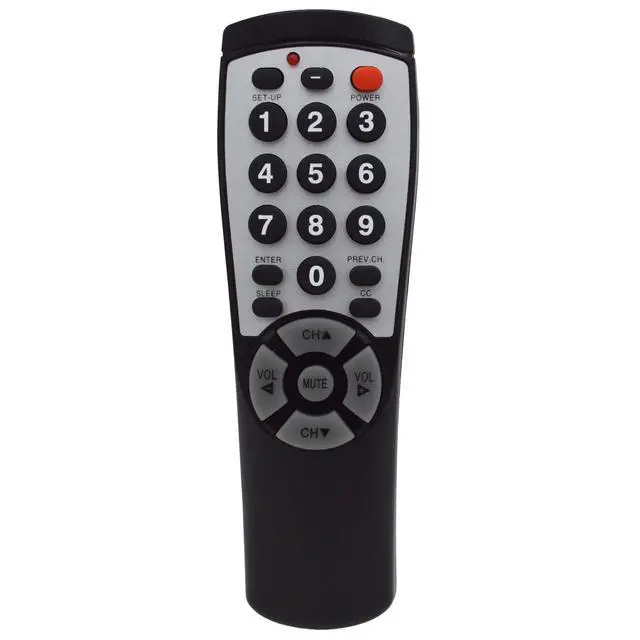 Alt view image 6 of 6 - 10 Pack - Brightstar Clean Remote, Standard Universal TV Remote Control by - BR100B