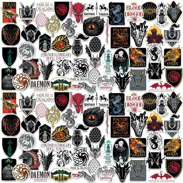 Main image of House of The Dragon 200ct Vinyl L Deluxe, Skateboard, Indoor/Outdoor