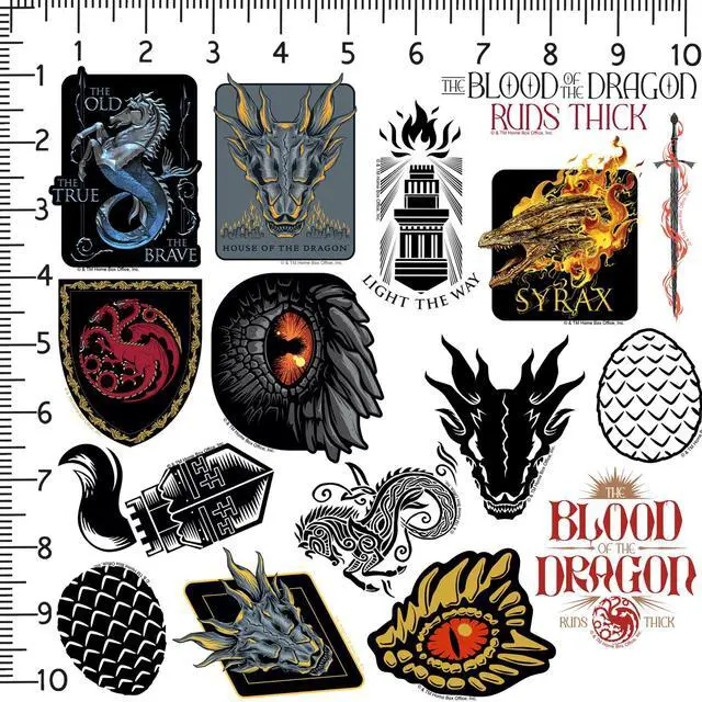Alt view image 2 of 6 - House of The Dragon 200ct Vinyl L Deluxe, Skateboard, Indoor/Outdoor