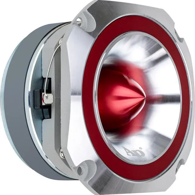Main image of Heavy Duty Super Tweeter (ATR-4053-RED), 400 Watts, Die Cast Aluminum Frame, Candy Red, Diamond Chrome Cutting Fnish, 1.5 Kapton Voice Coil, 4-8 Ohms