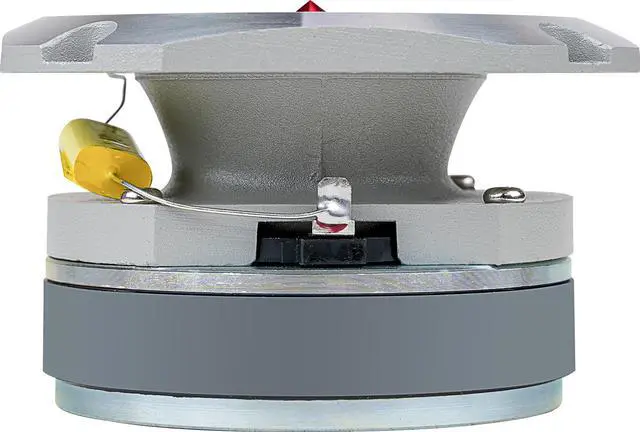 Alt view image 5 of 6 - Heavy Duty Super Tweeter (ATR-4053-RED), 400 Watts, Die Cast Aluminum Frame, Candy Red, Diamond Chrome Cutting Fnish, 1.5 Kapton Voice Coil, 4-8 Ohms