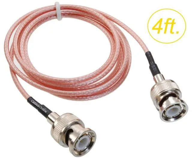 Alt view image 2 of 4 - CablesOnline, 4ft. BNC Male to BNC Male RG316 Coax Low Loss RF Cable, RF-BC104