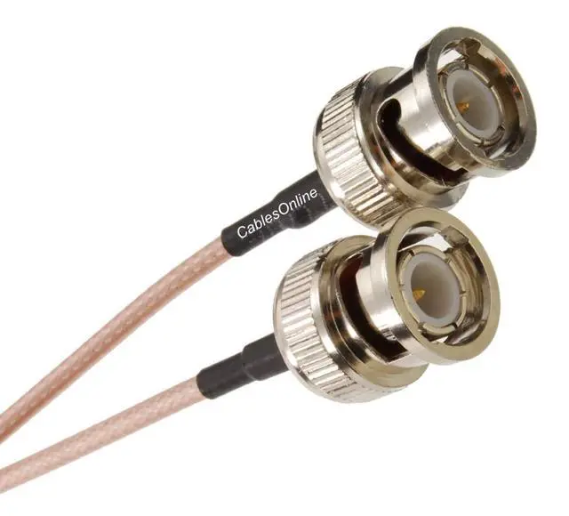 Alt view image 2 of 3 - CablesOnline, 6-inch BNC Male to BNC Male RG316 Coax Low Loss RF Cables (2 Pack)