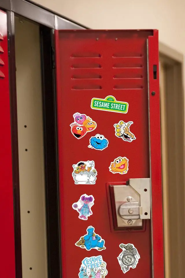 Alt view image 6 of 6 - Sesame Street 150 Vinyl Stickers Waterproof Die-Cut Decals Laptop Scrapbook