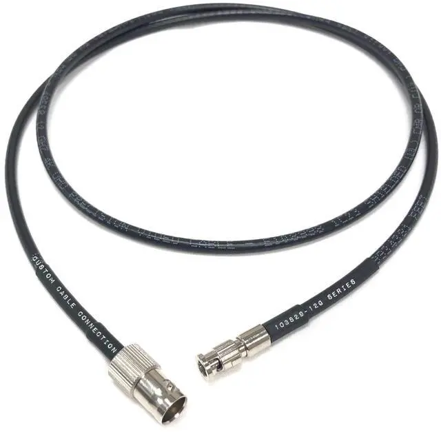 Main image of 3 Foot Belden 4855R 12G Rated Standard BNC Female to High Density Micro BNC Male 3G/6G/12G HD-SDI Mini RG59 Video Adapter Cable