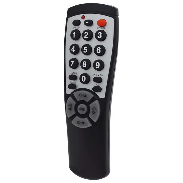 Alt view image 2 of 6 - 10 Pack - Brightstar Clean Remote, Standard Universal TV Remote Control by - BR100B