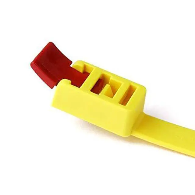 Alt view image 2 of 2 - RTT750HR.NX1P Releasable Cable Tie, 29.6" Long, 200 lb Tensile Strength, PA66, Yellow (Pack of 25)