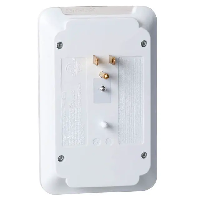 Alt view image 3 of 4 - 6-Outlet 2-USB Surge Protector Wall Tap