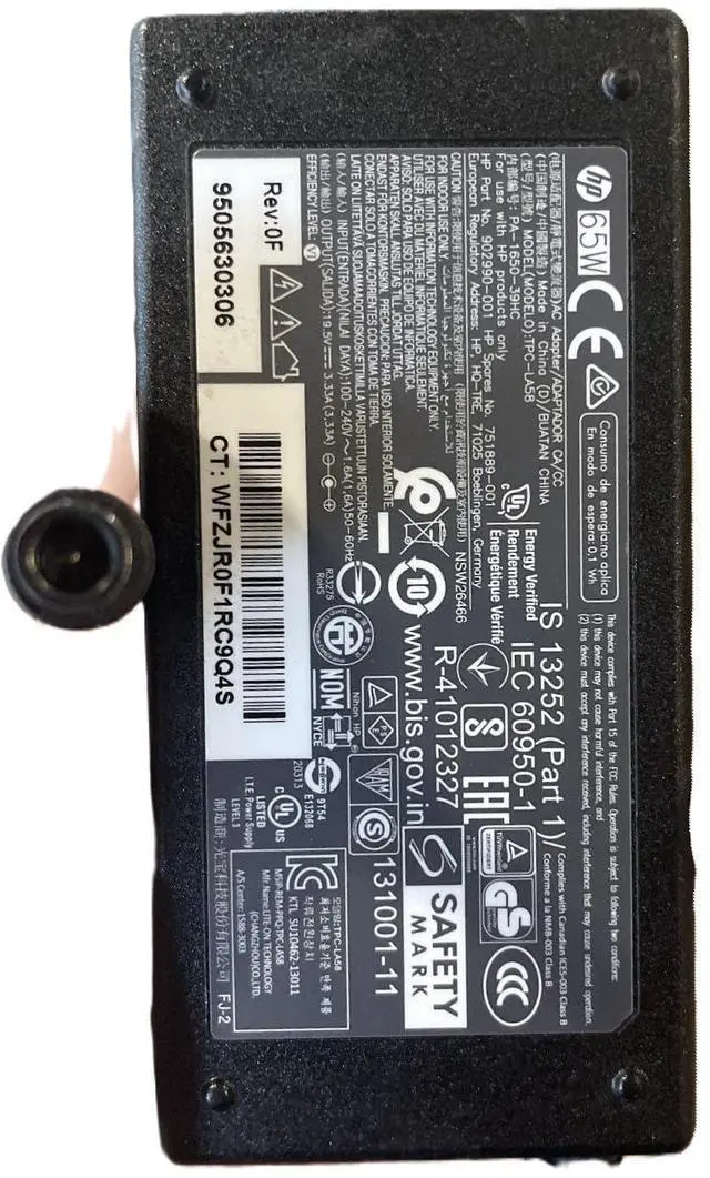 Main image of Genuine TPC-LA58 / 902990-001 / 751889-001 65W 19.5V 3.33A Laptop Charger Smart AC Power Supply Adapter 7.4mm
