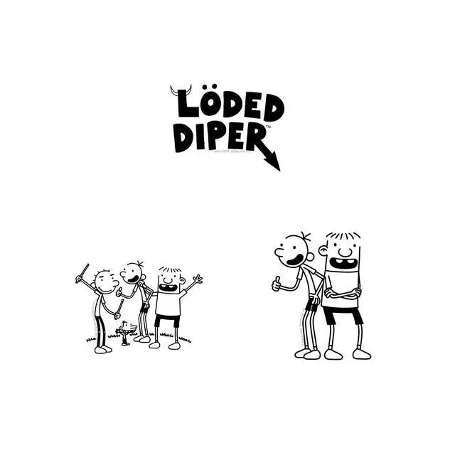 Alt view image 4 of 6 - Diary of a Wimpy Funny 100 Vinyl Stickers Waterproof Die-Cut Decals Laptop