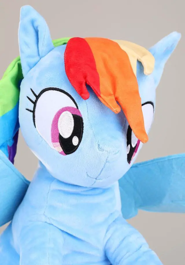 Alt view image 6 of 7 - My Little Pony Rainbow Dash Plush Backpack | My Little Pony Accessories, Standard, Blue