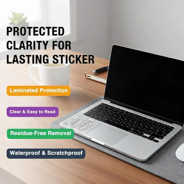 Alt view image 3 of 6 - Word & Excel Shortcut Stickers for Keyboard Microsoft Office Hotkey Labels, Laptop & Desktop Keyboard Shortcuts, Compatible with Windows, Study & Work Productivity Reference Guide (20, Clear)