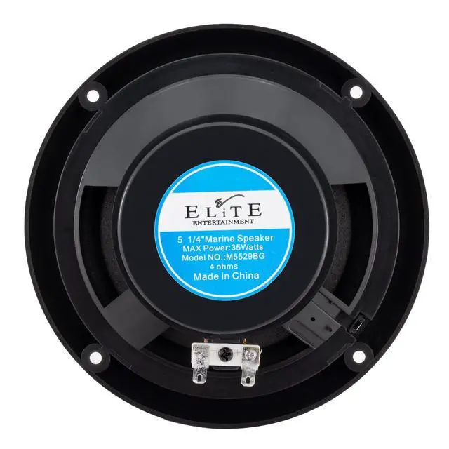 Alt view image 5 of 6 - RV Exterior Speaker 6" | Weather-Resistant | Flush Mount | Black