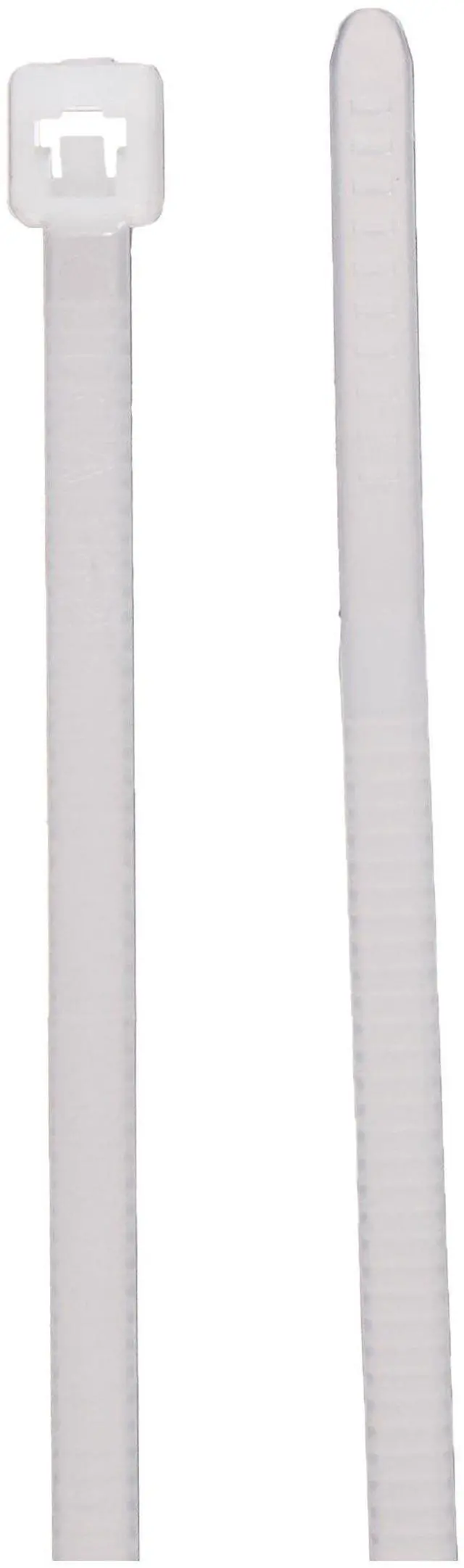 Main image of T18R9M4 Standard Cable Tie, 4" Long, 18lb Tensile Strength, PA66, Natural (Pack of 1000)