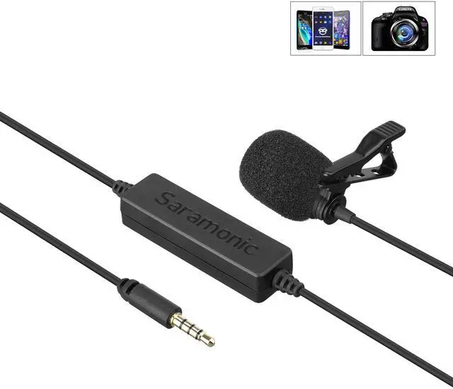 Main image of LavMicro Omnidirectional Lavalier Microphone for DSLRs, Mirrorless, Video Cameras, Smartphones, Tablets & More