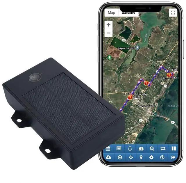 Main image of AccuTracking Solar GPS Tracker, 12,000mAh Battery, Magnetic, IP67 | Heavy Duty, Large Panel, Waterproof, Trucks, Trailers, Farming, Equipment, RV, 4G LTE Worldwide, Subscription Needed