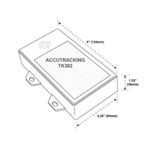 Alt view image 7 of 7 - AccuTracking Solar GPS Tracker, 12,000mAh Battery, Magnetic, IP67 | Heavy Duty, Large Panel, Waterproof, Trucks, Trailers, Farming, Equipment, RV, 4G LTE Worldwide, Subscription Needed