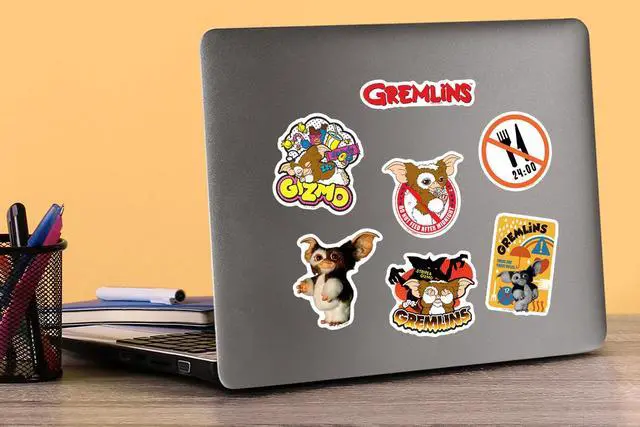 Alt view image 5 of 6 - Gremlins 150 Vinyl Stickers Waterproof Die-Cut Decals Laptop Water Bottle