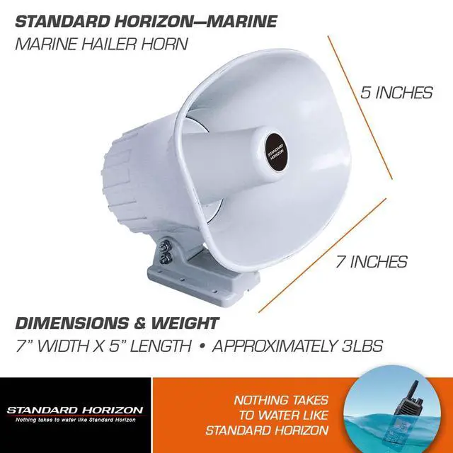Alt view image 2 of 6 - Standard STD-240SW 240SW 5-Inch x 8-Inch PA Horn Speaker