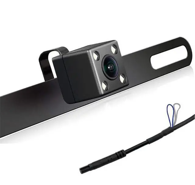 Main image of Backup Camera HD Rear Front View License Plate Night Vision Waterproof Compatible with Clarion Dual Boss Jensen Stinger Podofo Soundstream Eonon Cartreque Sanptent Car Radio