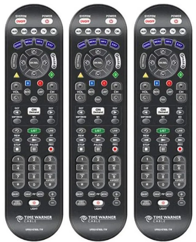 Main image of Clikr-5 Time Warner Cable Remote Control Ur5u-8780l (3 Pack Special)