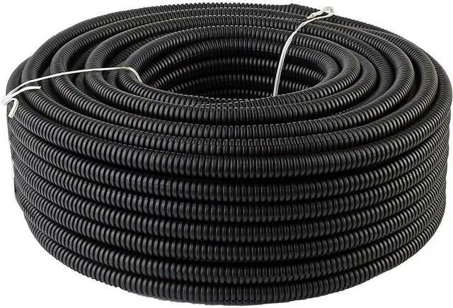 Main image of 300 FT with Dispenser 3mm Black Split Loom Conduit Polyethylene Tubing