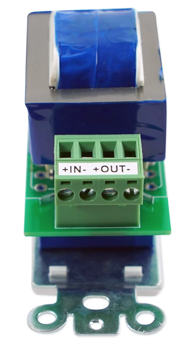 Alt view image 5 of 7 - VOL7035 White 35W 70V/100V Wall Volume Controller, 1-Gang 11-Step Attenuation, 100V Compatible, Euro-Block Connectors, 30dB Range, ABS Frame, Dust Protected, Compact, 16-24 AWG Input