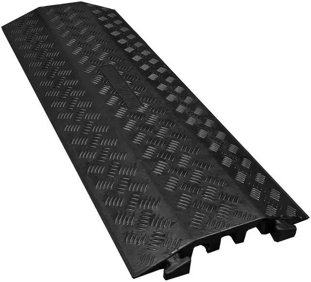 Main image of Large Drop Over Cable Protector 3 Channel Cord Cover 1.3"x1.3"