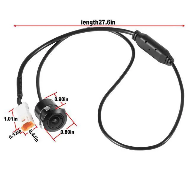 Alt view image 6 of 6 - 720P Front Camera Compatible with Polaris Factory Installed 7" Ride Command Systems (Not Compatible with XP PRO Models)