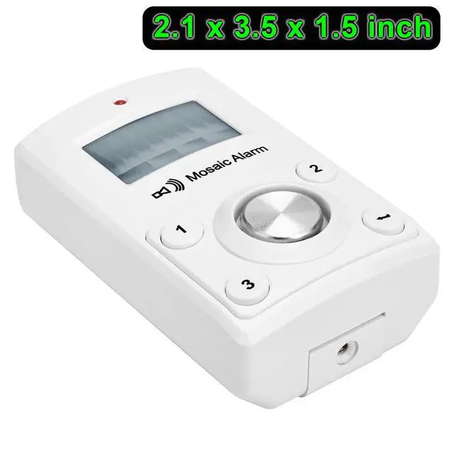 Alt view image 4 of 7 - 135dB Freestanding Keypad Motion Sensor Intruder Burglar Alarm for Indoor Home Security. Portable Battery Operated Alert for Travel, Camp. Cordless Loud Sound PIR Motion Detector Garage Shed Siren