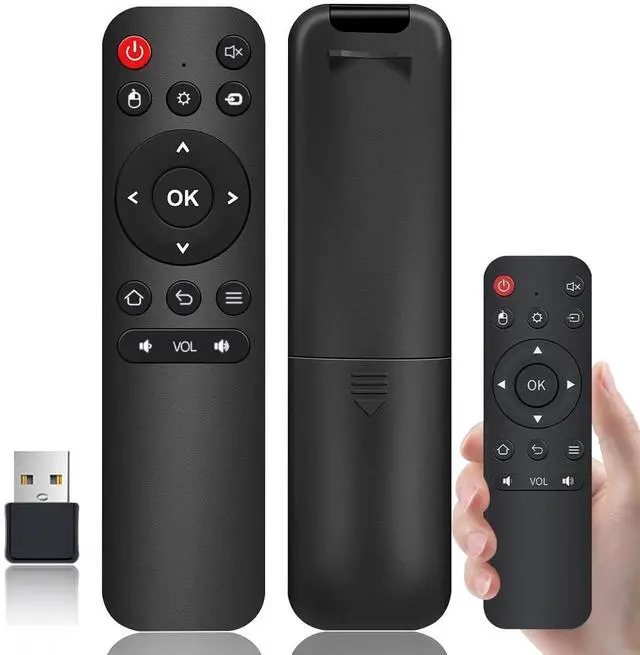 Main image of Universal USB Remote Control, Plug & Play Media Remote for PC, Laptop, Smart TV, Windows, Mac, HTPC, PowerPoint Presentation, Music & Video Playback