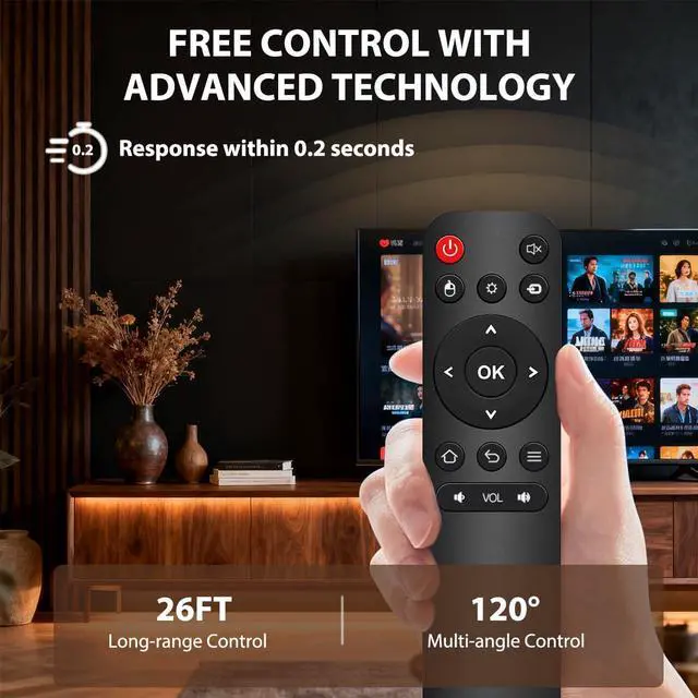Alt view image 3 of 6 - Universal USB Remote Control, Plug & Play Media Remote for PC, Laptop, Smart TV, Windows, Mac, HTPC, PowerPoint Presentation, Music & Video Playback