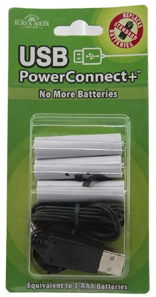 Main image of 3-AAA USB Power Connect and Converter
