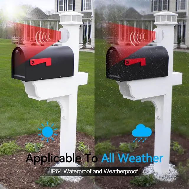 Alt view image 5 of 6 - Outdoor Driveway Alarm with Multiple Receiver, Driveway Alarm Wireless Outside, Long Range IP64 Waterproof Weatherproof for Business Entry Protect Indoor Outdoor Property (Only 1Alarm)