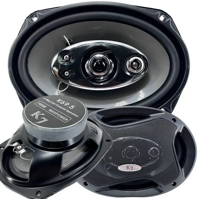 Main image of 2X K7 Pair of K69.5 6x9-inchs 6"X9" 700w 5-Way Car Coaxial Professional High Performance Speaker System
