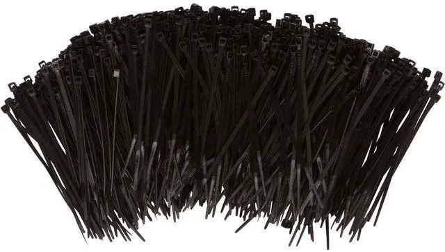 Alt view image 3 of 4 - Products Ultraviolet Black Nylon Cable Ties 6 Inch Length Heavy Duty, 40-Pound Tensile Strength Cable Organization Applications UV Safe, UL Approved Pack of 1000