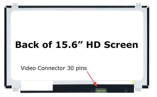 Alt view image 2 of 6 - New Screen Replacement for Dell Precision 3530 P60F002 | 30pin HD Matte 1366x768 LCD LED Display with Tools