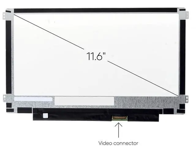 Alt view image 2 of 5 - Screen for Lenovo Thinkpad 11E Chromebook 3rd Gen HD 1366x768 Matte | Replacement, LCD LED Display