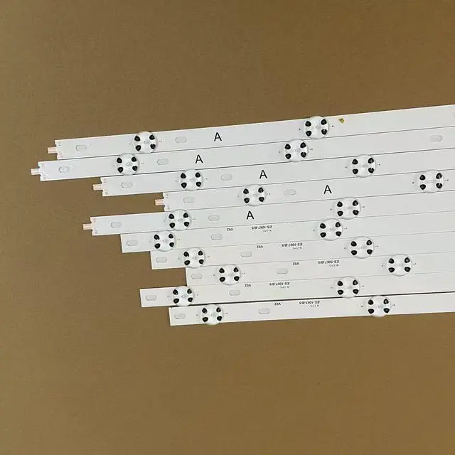 Alt view image 5 of 6 - Kit/10pcs LED Backlight Strips for VIZIO D60-F3 18Y D60-F3 A REV00 50LED lnnotek FHB 60inch_D_serise_A/B 3PCM00746A 3PCM00745A