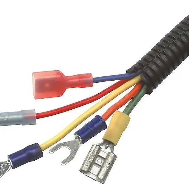 Alt view image 5 of 7 - 100 Feet 1/8" 3mm Split Wire Loom Conduit Polyethylene Tubing Black Color Sleeve Tube
