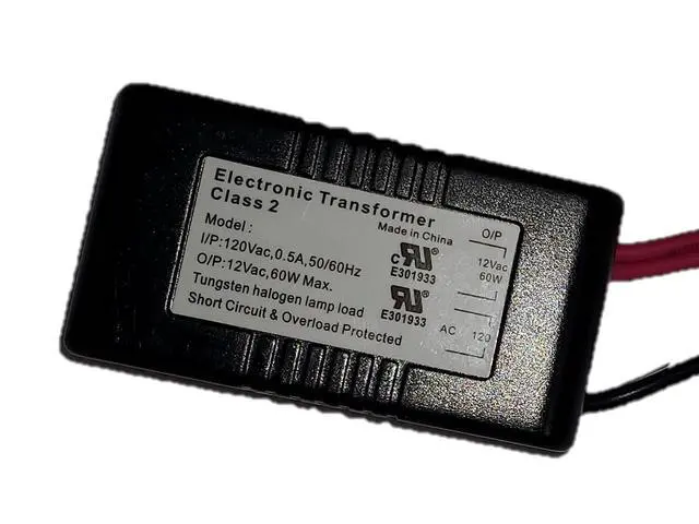 Alt view image 6 of 6 - Halogen/Xenon Electronic Transformer 60 Watt Max output 120 Volt Input / 12 Volt Out Put Potted Transformer