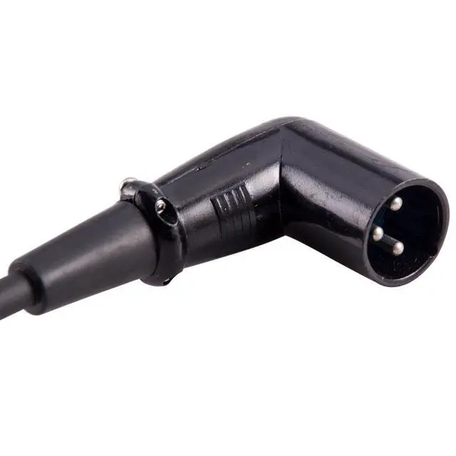 Alt view image 5 of 5 - Speakers Right Angle Patch Cables - XLR Male to XLR Female, 1 Foot, Pack of 6