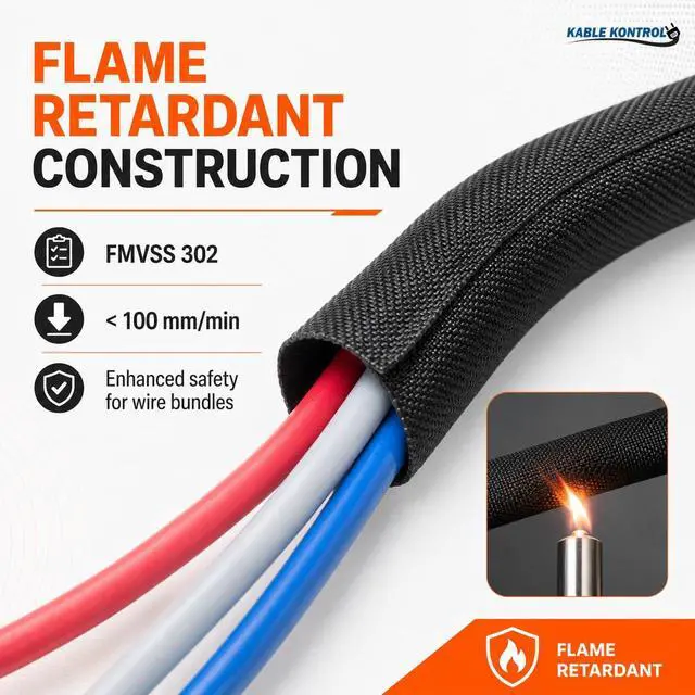 Alt view image 5 of 7 - Self Closing Woven Wrap Braided Sleeving 1/2 Inch ID 50 Feet Long Polyester Mesh Split Wire Loom High Temperature Heat Resistant Wrap Around Sleeve for Home, Industrial Use - Black