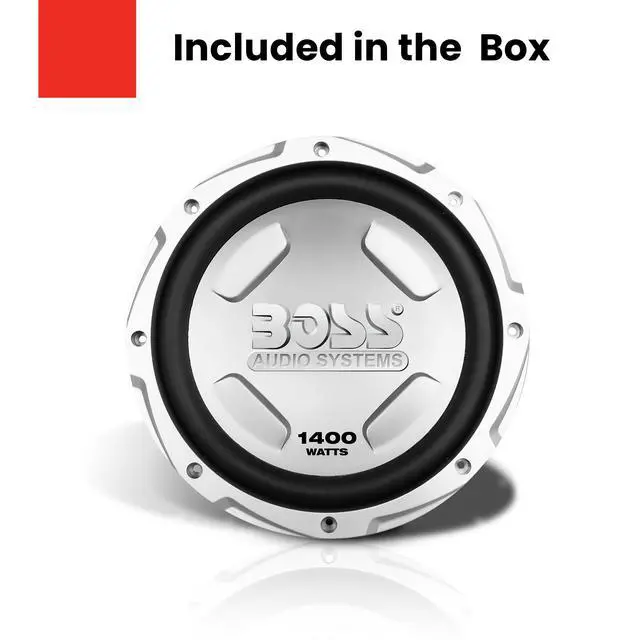 Alt view image 6 of 6 - CX122 Chaos Exxtreme Series 12 Inch Car Subwoofer - 1400 Watts Max, Single 4 Ohm Voice Coil, Hook Up to Amp