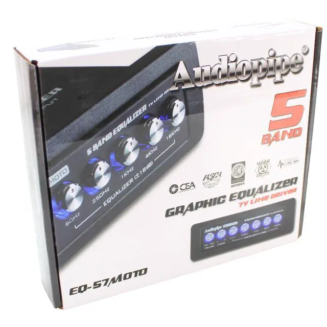 Alt view image 5 of 5 - 5 Band Graphic Equalizer with 7 V Line Driver (EQ-57MOTO)