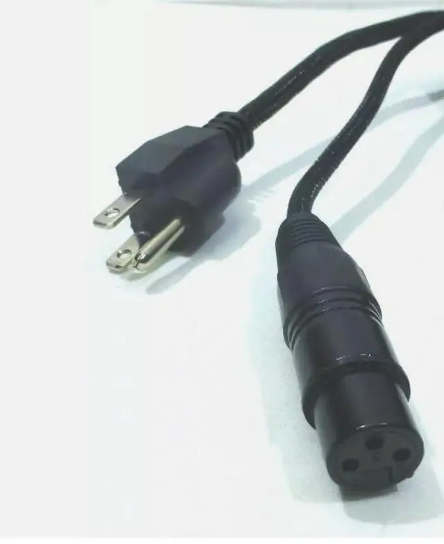 Alt view image 2 of 3 - 15 Ft / 4.54M Siamese Cable AC Power & XLR Cable NEUTRIK for Power Speakers